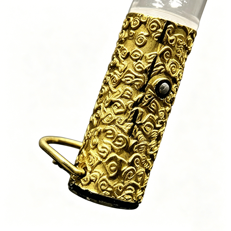 Exquisite Handcrafted Brass & Acrylic Cordless Rechargeable Light Set - Image 5