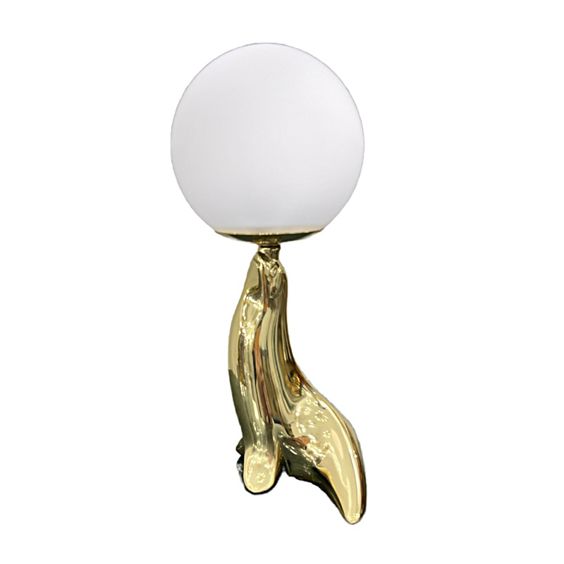 Glamorous Artisan Brass & Glass Rechargeable Table Lamp Collection - Image 2