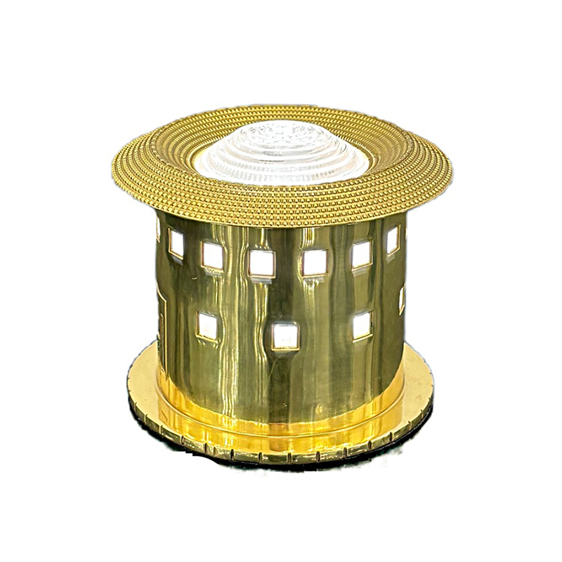 Exquisite Handcrafted Brass & Acrylic Cordless Rechargeable Light Set - Image 3