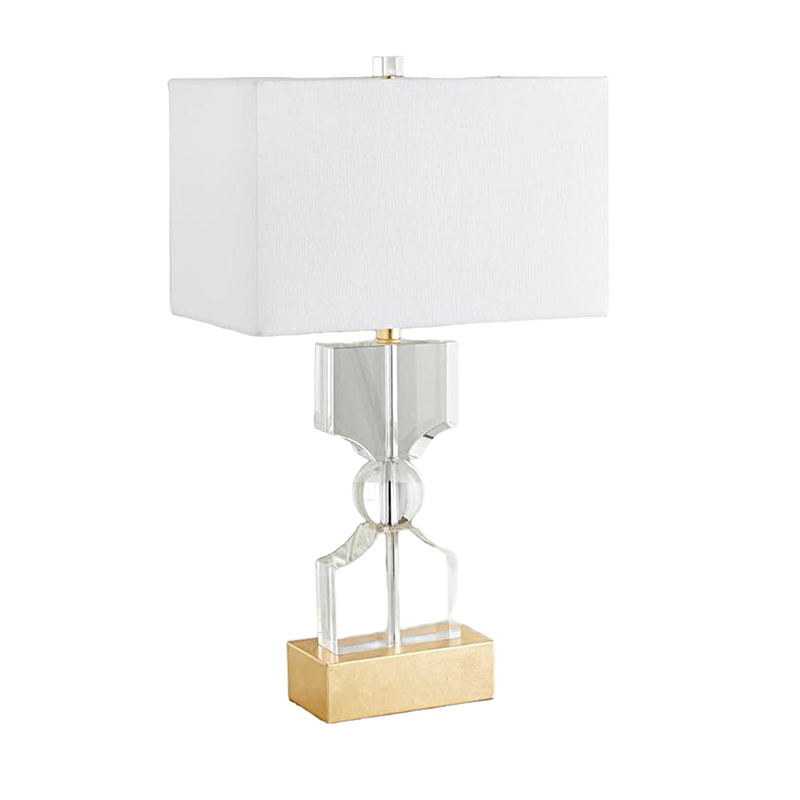 Modern Organic-Form Iron & Marble Table Lamp With Fabric Shade - Image 4