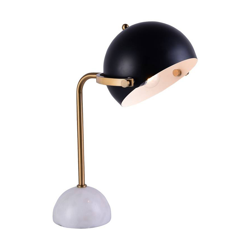 Modern Luxury Iron & Marble Adjustable Dome Task Desk Lamp (2 Sizes) - Image 3