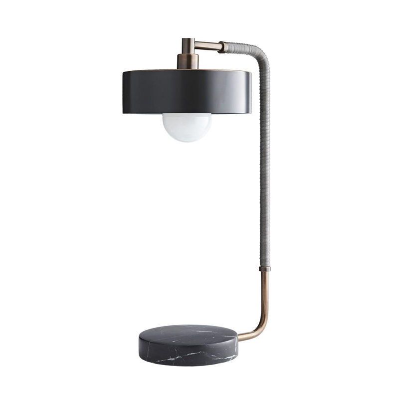 Minimalist Luxury Iron Marble Leather Task Lamp Collection For Home & Office - Image 6