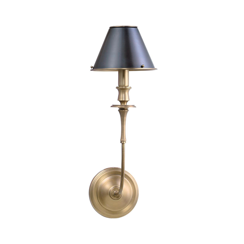 Classic Brass Bell-Shade Wall Sconce (Single Head Antique Brass / Double Head Bronze Options) - Image 4