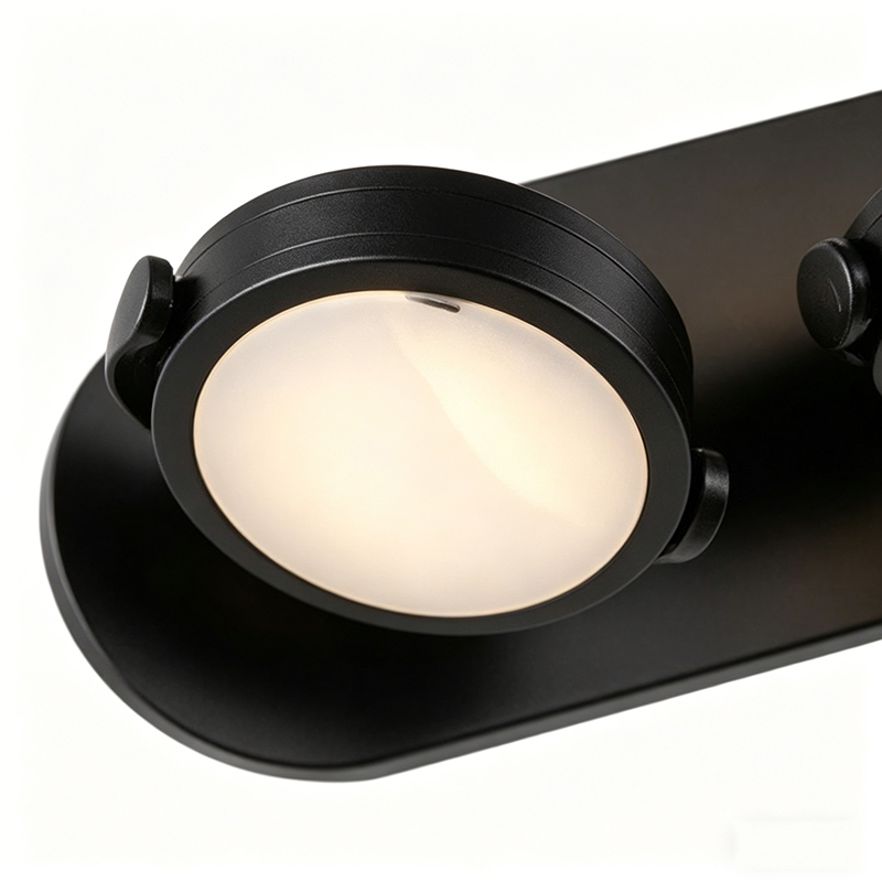 3-Light Adjustable Alabaster Vanity Light, 3 Finishes Metal Wall Sconce - Image 5