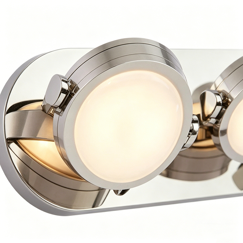 3-Light Adjustable Alabaster Vanity Light, 3 Finishes Metal Wall Sconce - Image 8