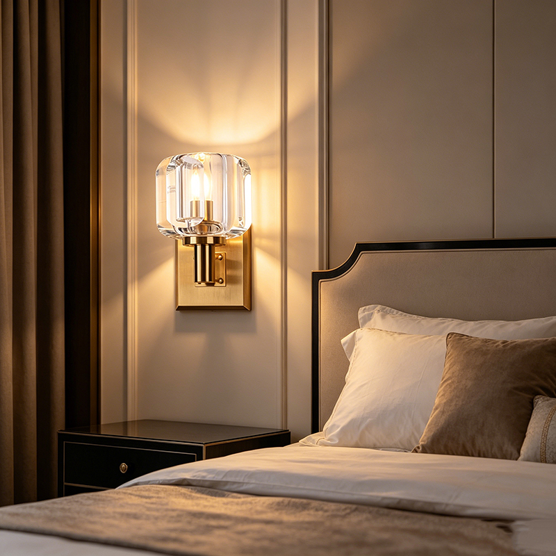 Luxury Multi-Finish Crystal Globe Wall Lamp - Image 2