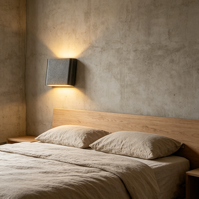 Streamlined Edge Aluminum Rechargeable Wall Lamp, Neutral Tone LED Fixture - Image 5