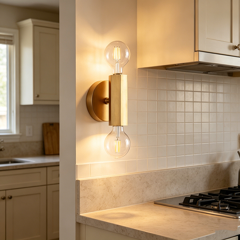 Minimalist Brass Adjustable Multi-Head Vanity & Picture Wall Light Collection - Image 6