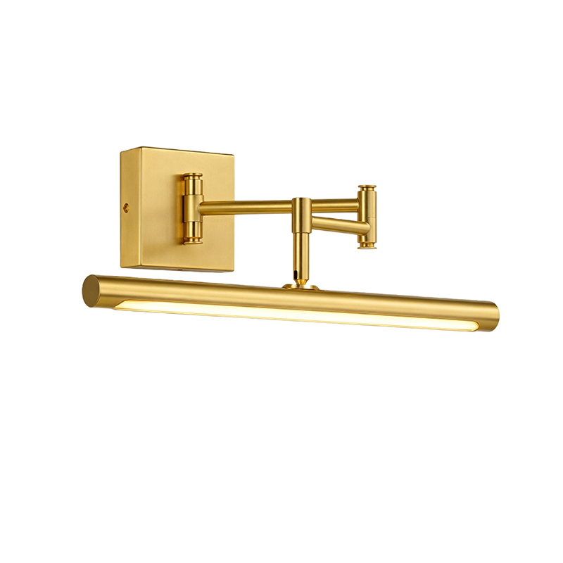 Brass Adjustable LED Picture Light, 3 Sizes Swing Arm Wall Mount Lamp for Artwork Display - Image 4