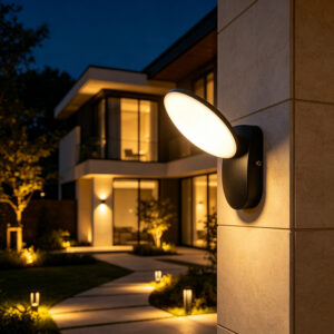Minimalist Aluminum Outdoor Wall Light, 2 Shapes LED Sconce