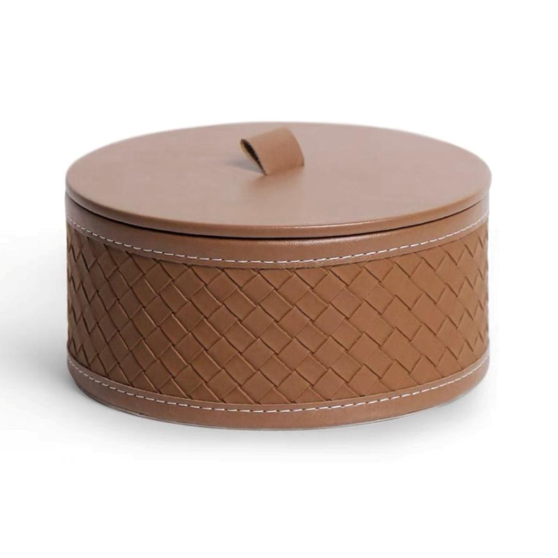 Round & Oval Faux Leather & Mdf Jewelry Box Collection - Image 3
