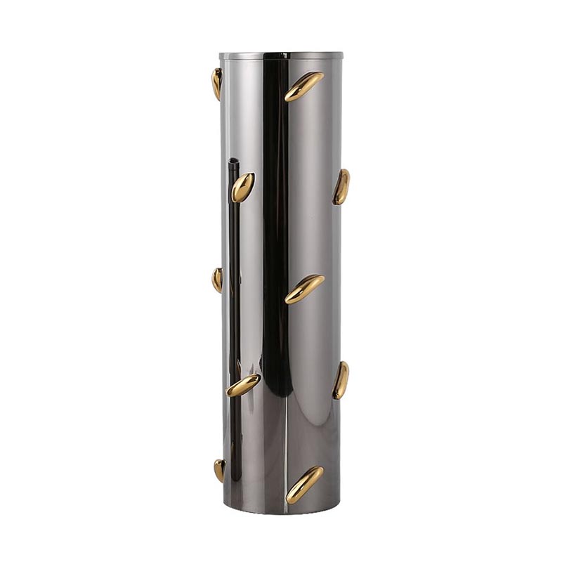 Accented Metal Cylinder Vase - Image 5