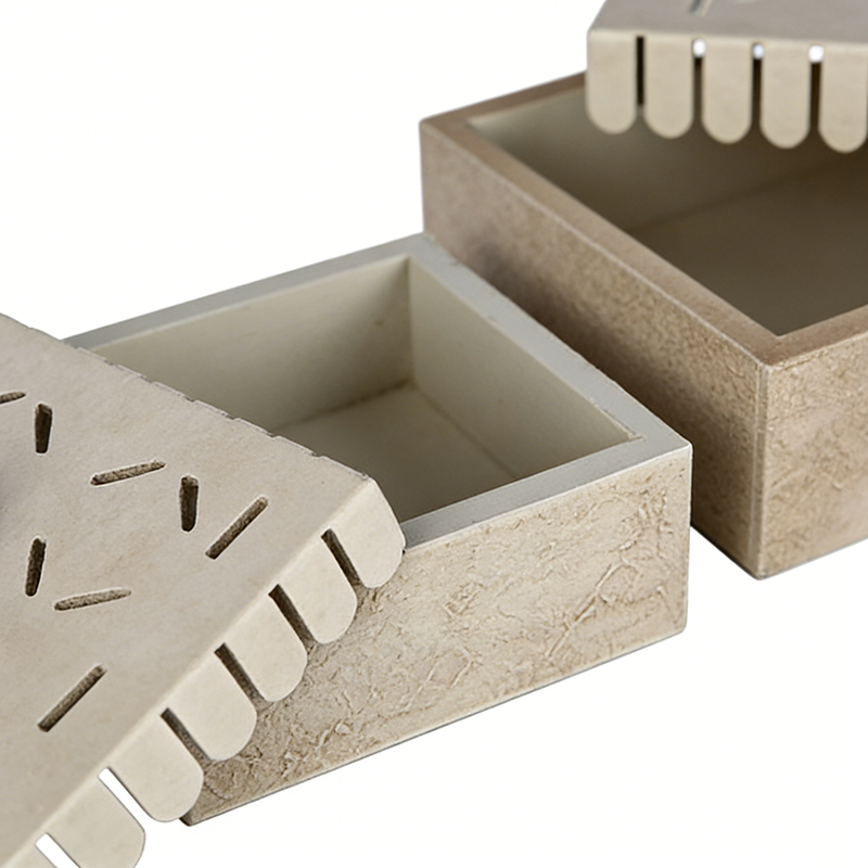 Modern Metal & Mdf Jewelry Box Collection (Two Styles) - Image 2