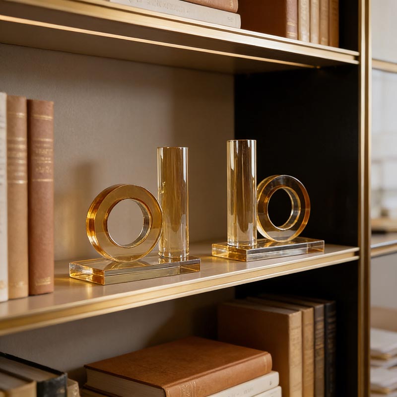 Geometric Crystal Bookend Collection (5 Unique Styles) - Image 7
