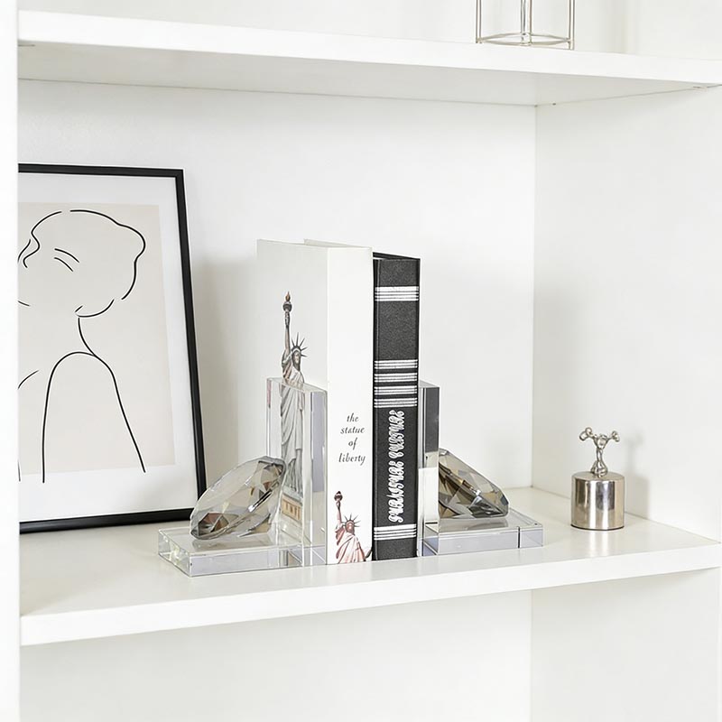 Geometric Crystal Bookend Collection (5 Unique Styles) - Image 9