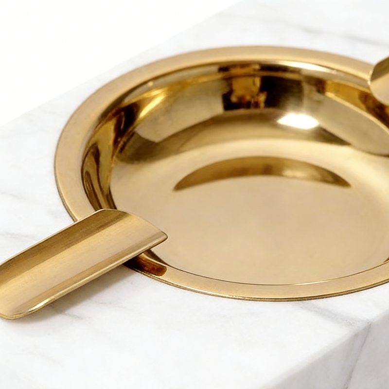 Rectangular Modern Accent Ashtray Set - Image 2