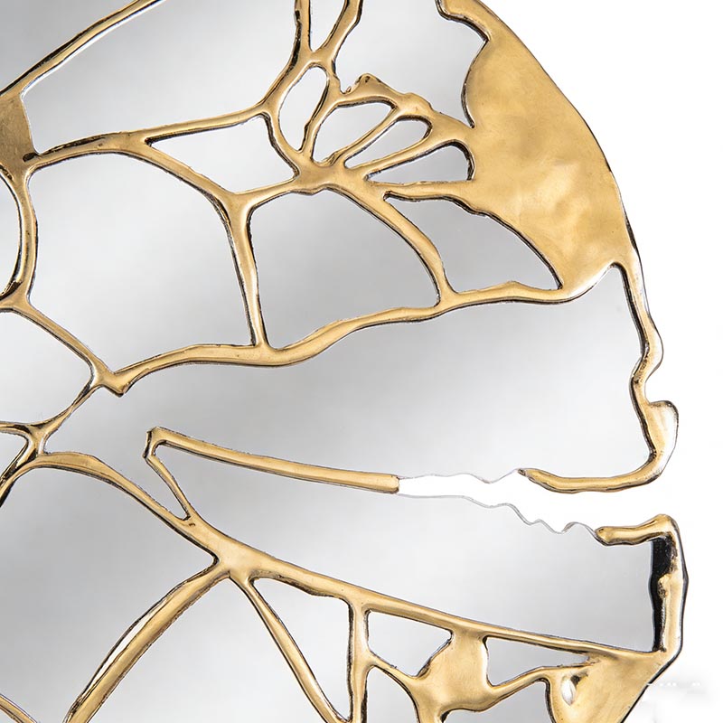 Artistic Brass & Stainless Steel Decorative Wall Mirror Collection - Image 2