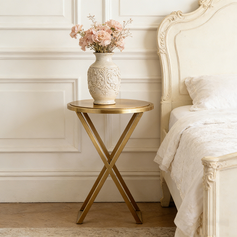 Minimalist Polished Brass Side Table Set (3 Sleek Silhouettes) - Image 7