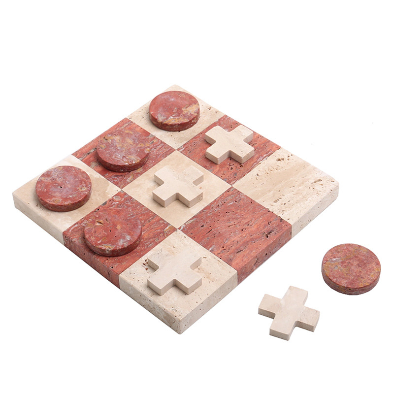 Luxury Marble Decorative Board Game Set - Image 3