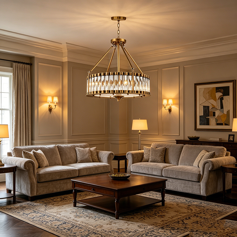 Modern Brass Chandeliers