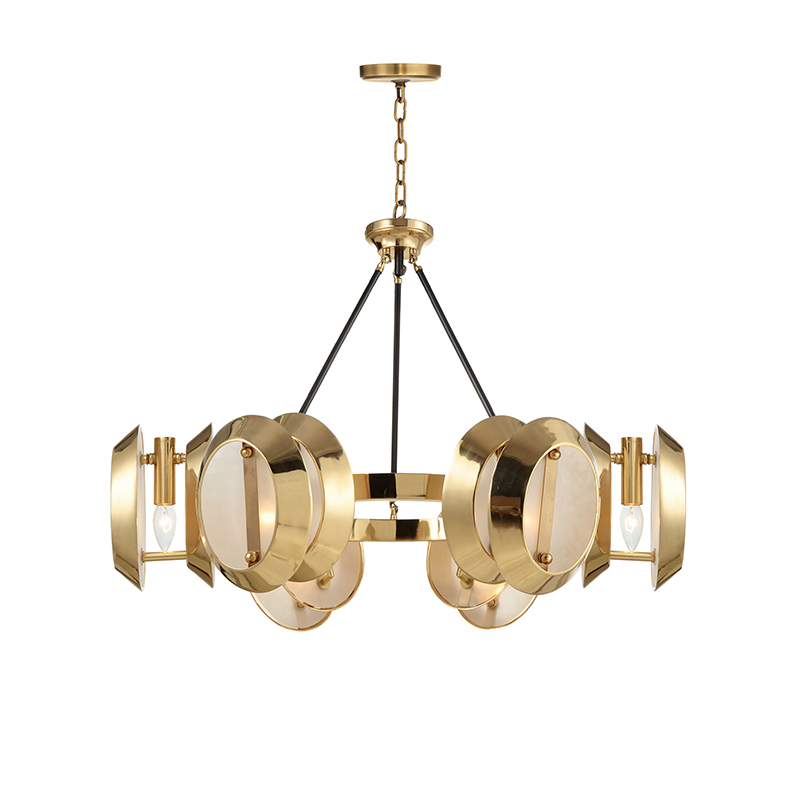 Modern Brass Chandeliers