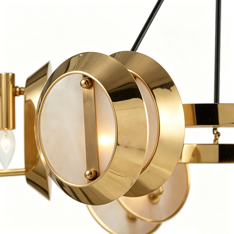 Modern Brass Chandeliers
