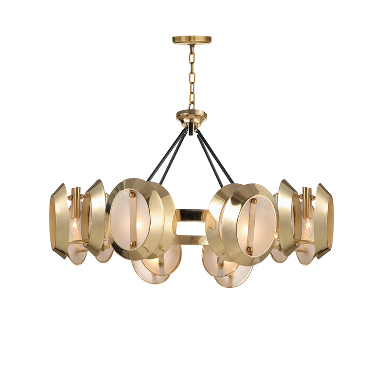 Modern Brass Chandeliers