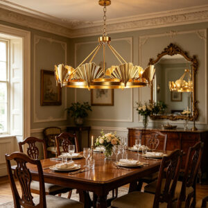 Modern Brass Chandeliers