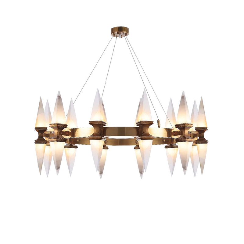 Modern Brass Chandeliers