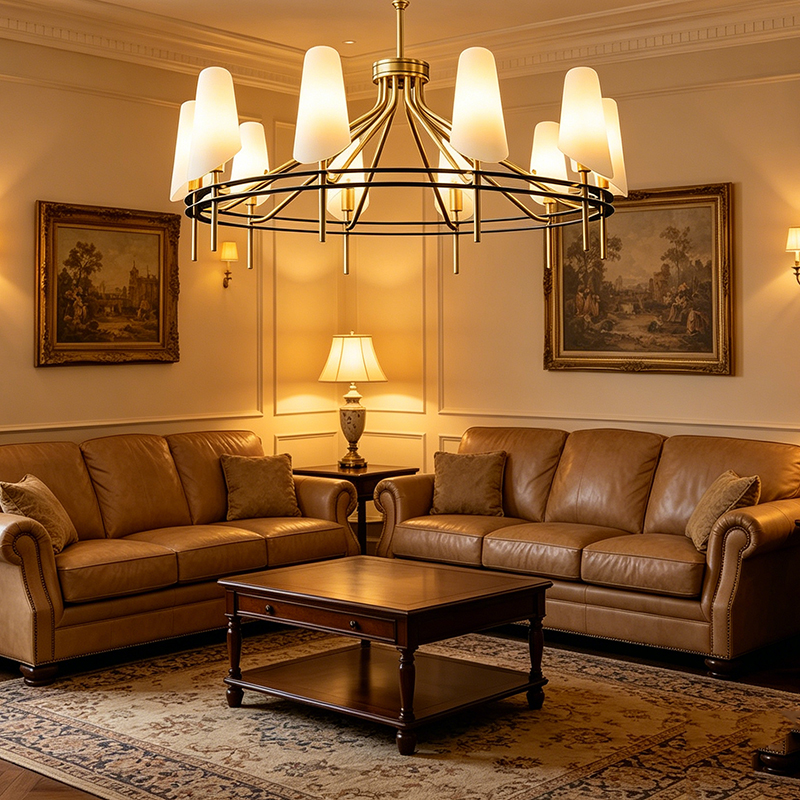 Modern Brass Chandeliers