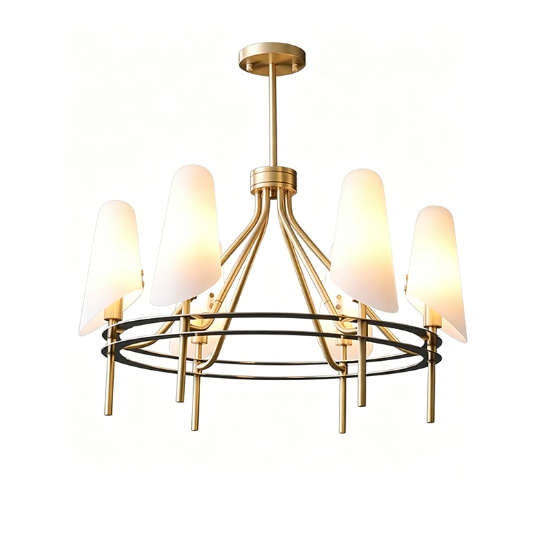 Modern Brass Chandeliers
