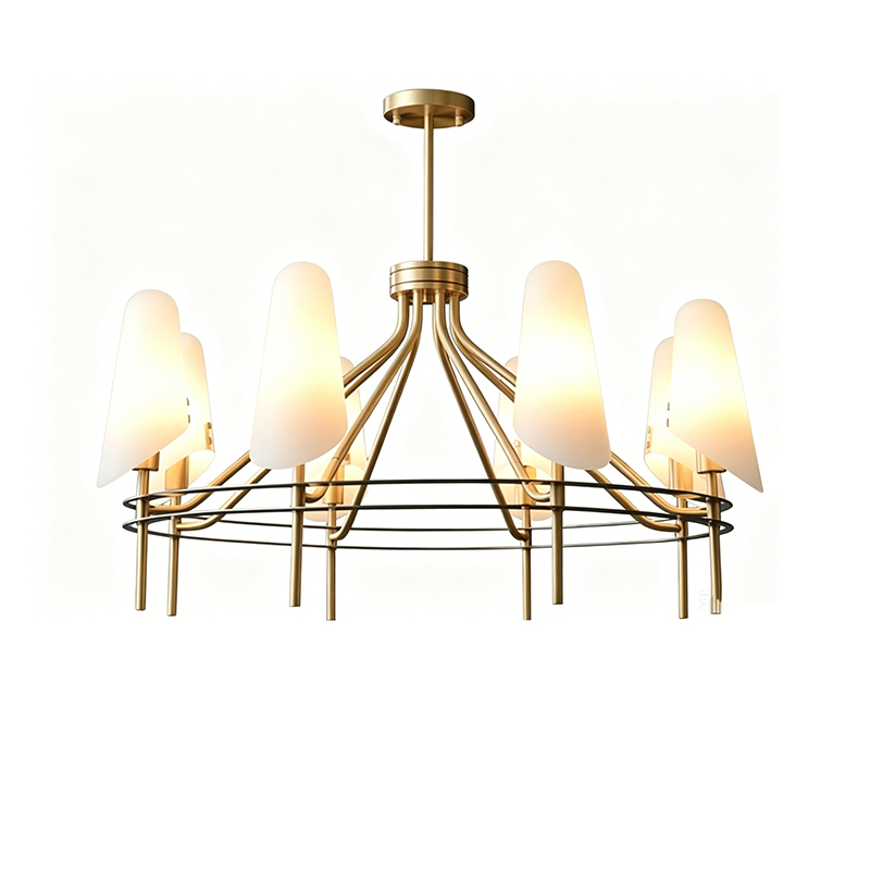 Modern Brass Chandeliers