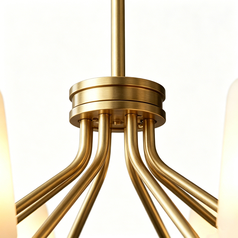 Modern Brass Chandeliers