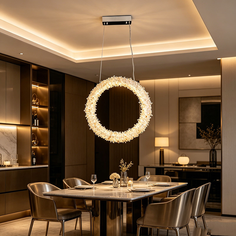 Natural Crystal Chandeliers