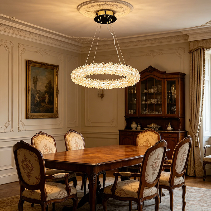 Natural Crystal Chandeliers