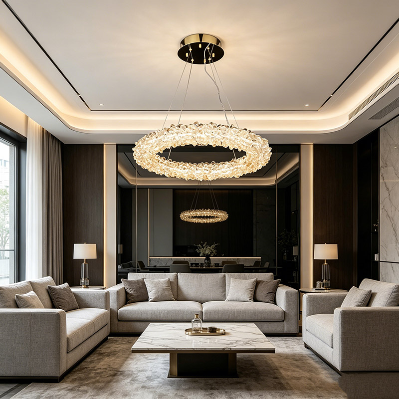 Natural Crystal Chandeliers