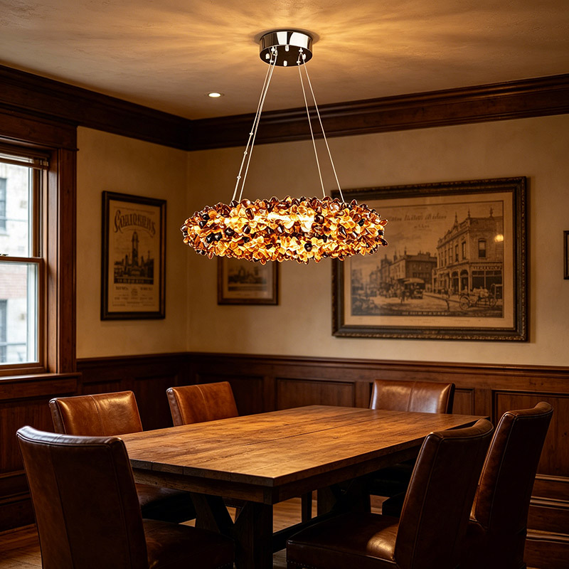 Natural Crystal Chandeliers