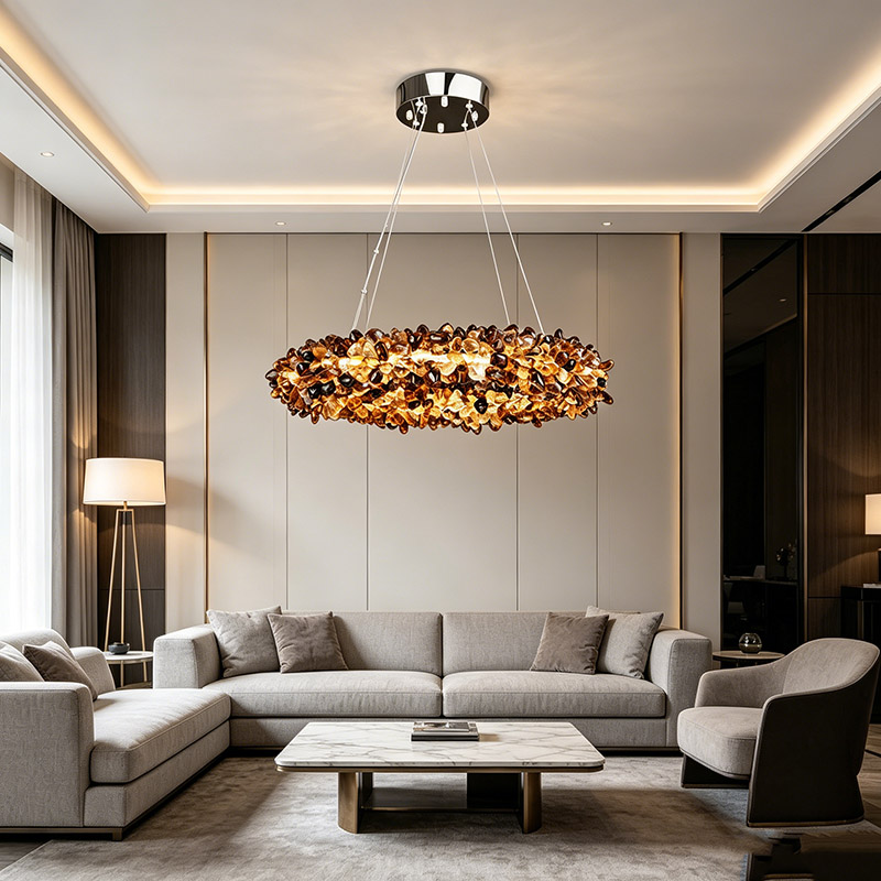 Natural Crystal Chandeliers