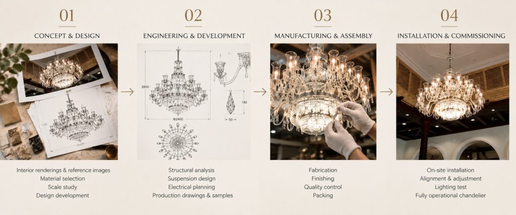 5.Custom Hotel Lighting for International Projects