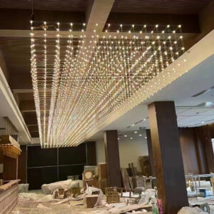 Custom Light Cube Chandeliers (1)