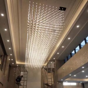 Custom Light Cube Chandeliers (2)