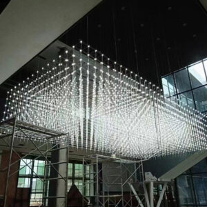 Custom Light Cube Chandeliers (3)